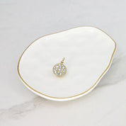 Crystal Collection Pendants Swarovski Crystal Disc Pendant (Gold)