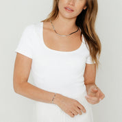 Eros Milano Bracelet Silver Hera 4mm Herringbone Bracelet (Silver)